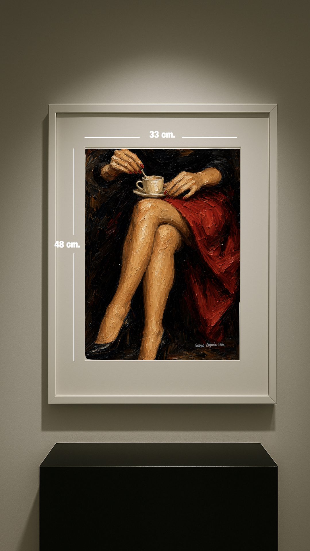 café con piernas